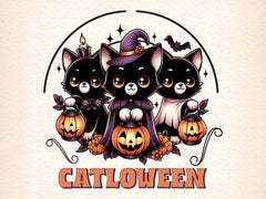 Catloween Halloween Clipart Bundle - CraftNest - Digital Crafting and Art