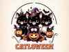 Catloween Halloween Clipart Bundle
