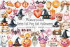 Retro Fall Halloween Clipart Bundle 2
