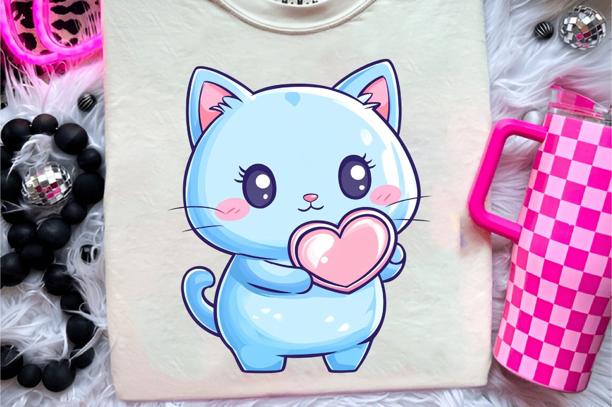 Blue Cat Ballerina Clipart Bundle - CraftNest - Digital Crafting and Art