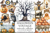 Vintage Halloween Clipart Bundle 8