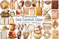 Daily Essentials Clipart Bundle - CraftNest - Digital Crafting and Art