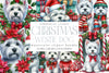 Christmas Westie Dog Clipart Set