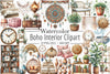 Boho Interior Clipart Bundle