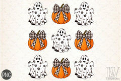 Pumpkins & Ghosts Clipart Bundle - CraftNest - Digital Crafting and Art