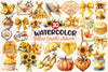 Yellow Coquette Autumn Clipart Bundle 2