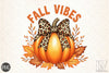 Fall Vibes Halloween Pumpkin Clipart Bundle
