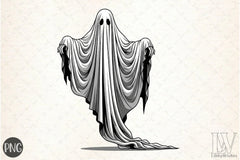 Halloween Ghost Clipart Bundle 14 - CraftNest - Digital Crafting and Art