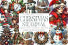 Steampunk Christmas Snowman Clipart Bundle 56