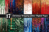 Christmas Dripping Glitter Digital Paper 3