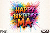 Happy Birthday Ma Clipart Bundle 4