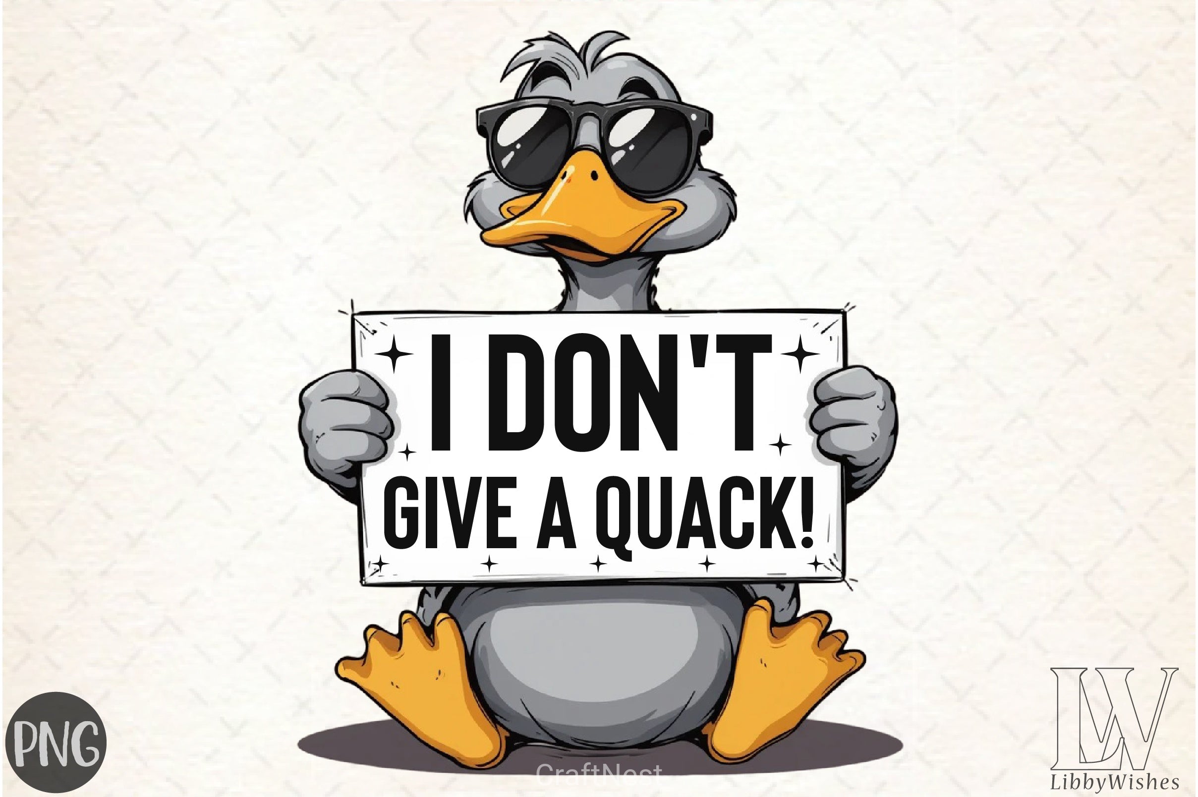 I Don't Give A Quack Sarcastic Clipart Bundle - CraftNest - Digital Crafting and Art
