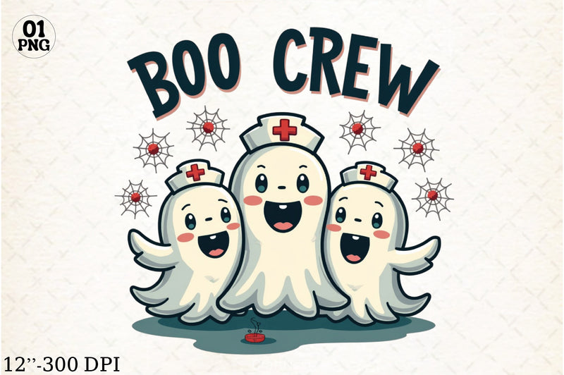 Boo Crew Clipart Bundle - CraftNest - Digital Crafting and Art