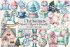 Pastel Christmas Clipart Bundle