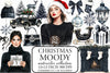 Moody Christmas Clipart Bundle 2