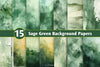 Sage Green Background Papers Bundle