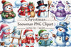 Christmas Snowman Clipart Bundle 11