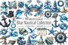 Blue Nautical Clipart Bundle