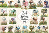Spring Mailbox Clipart Bundle 2