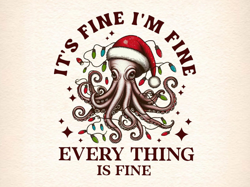It'S Fine I'M Fine Every Thing Is Fine Clipart Bundle - CraftNest - Digital Crafting and Art