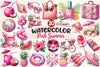 Pink Summer Clipart Bundle 6