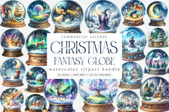 Fantasy Globe Clipart Bundle - CraftNest - Digital Crafting and Art