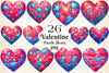 Valentine Puzzle Heart Clipart Bundle