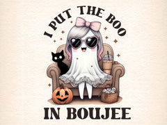 I Put The Boo In Boujee Girly Halloween Clipart Bundle - CraftNest - Digital Crafting and Art