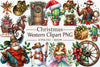 Western Christmas Clipart Bundle