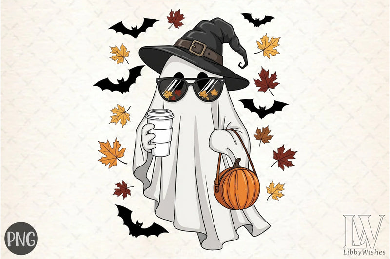 Cute Halloween Ghost Clipart Bundle 5 - CraftNest - Digital Crafting and Art