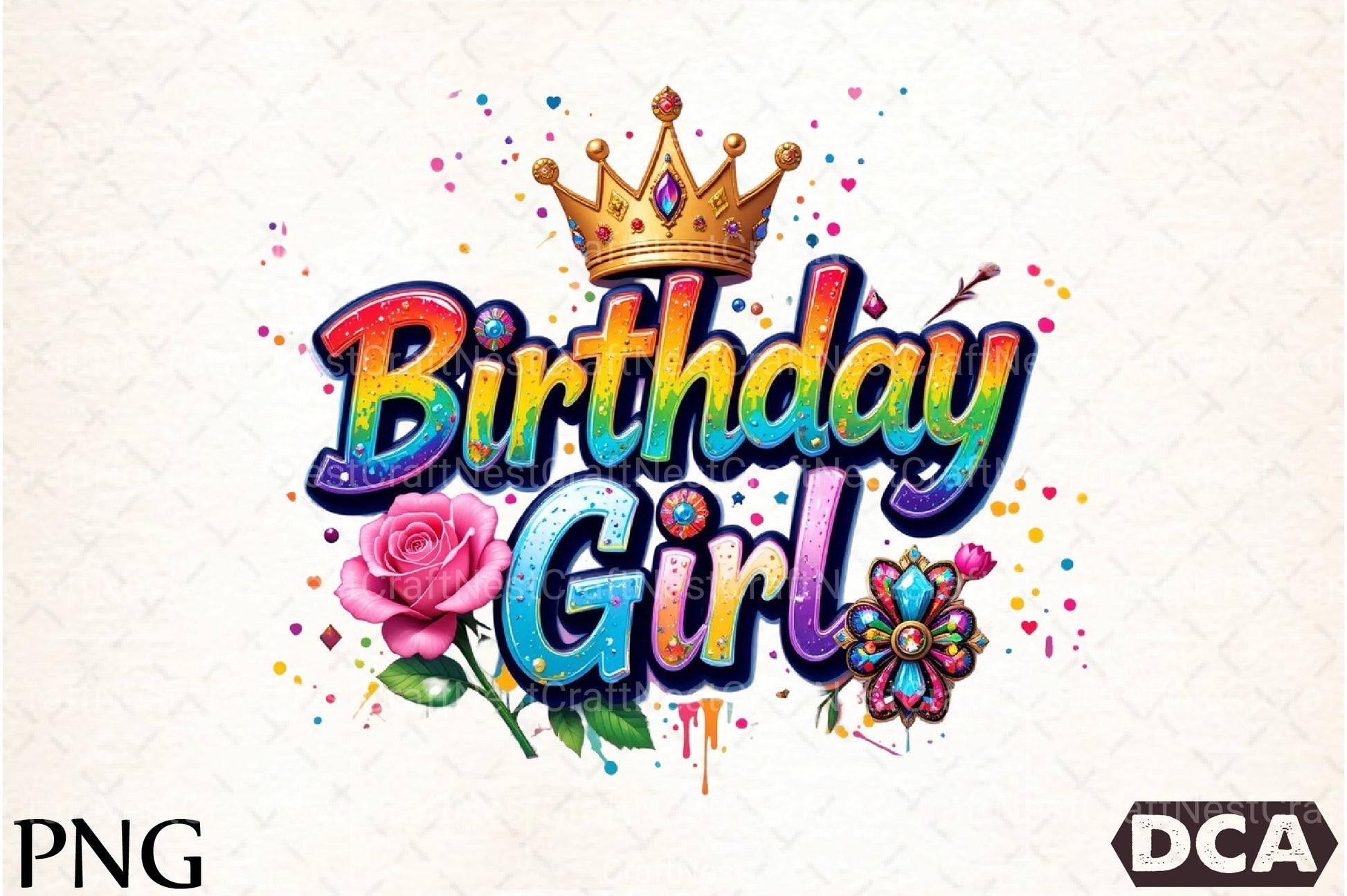 Birthday Girl Clipart Bundle 2 - CraftNest - Digital Crafting and Art