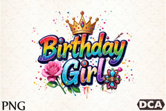 Birthday Girl Clipart Bundle 2 - CraftNest - Digital Crafting and Art