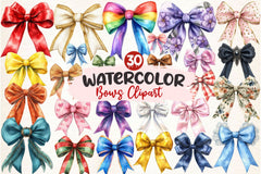 Bows Clipart Bundle - CraftNest - Digital Crafting and Art