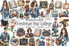 Freshman Year College Clipart Bundle