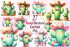Pastel Western Cactus Clipart Bundle 2