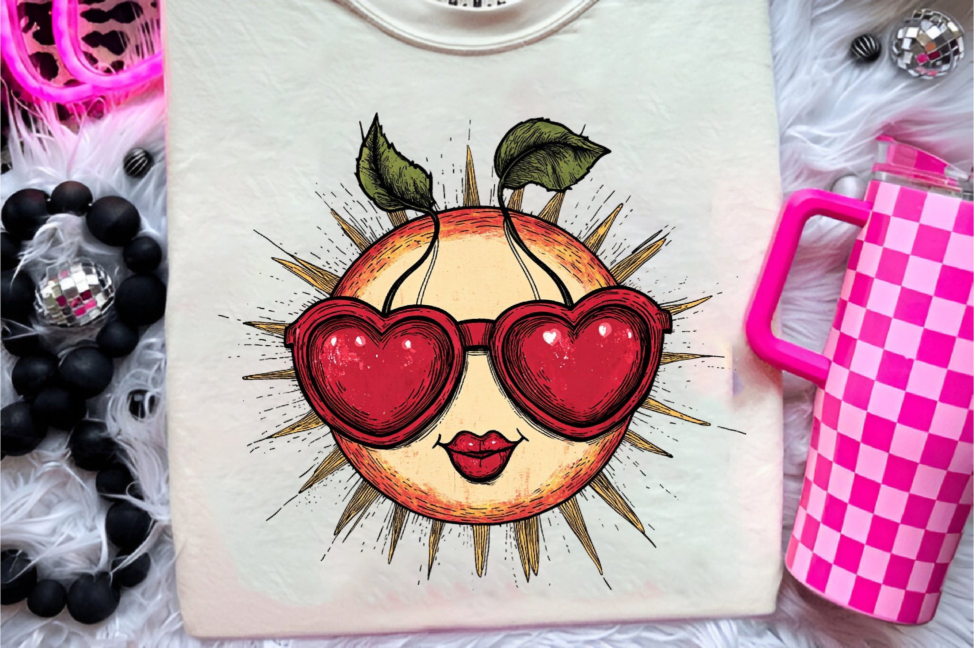 Cherry Red Magical Summer Clipart Bundle - CraftNest - Digital Crafting and Art