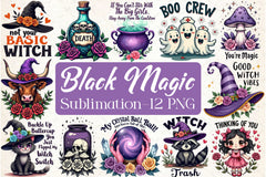 Black Magic Clipart Bundle - CraftNest - Digital Crafting and Art