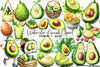 Avocado Clipart Bundle