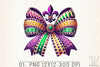 Mardi Gras Coquette Bow Clipart Bundle 4