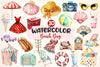 1950s Style Beach Day Clipart Bundle