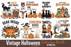 Vintage Halloween Clipart Bundle 4 - CraftNest - Digital Crafting and Art
