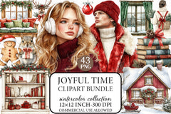 Joyful Time Clipart Bundle - CraftNest - Digital Crafting and Art