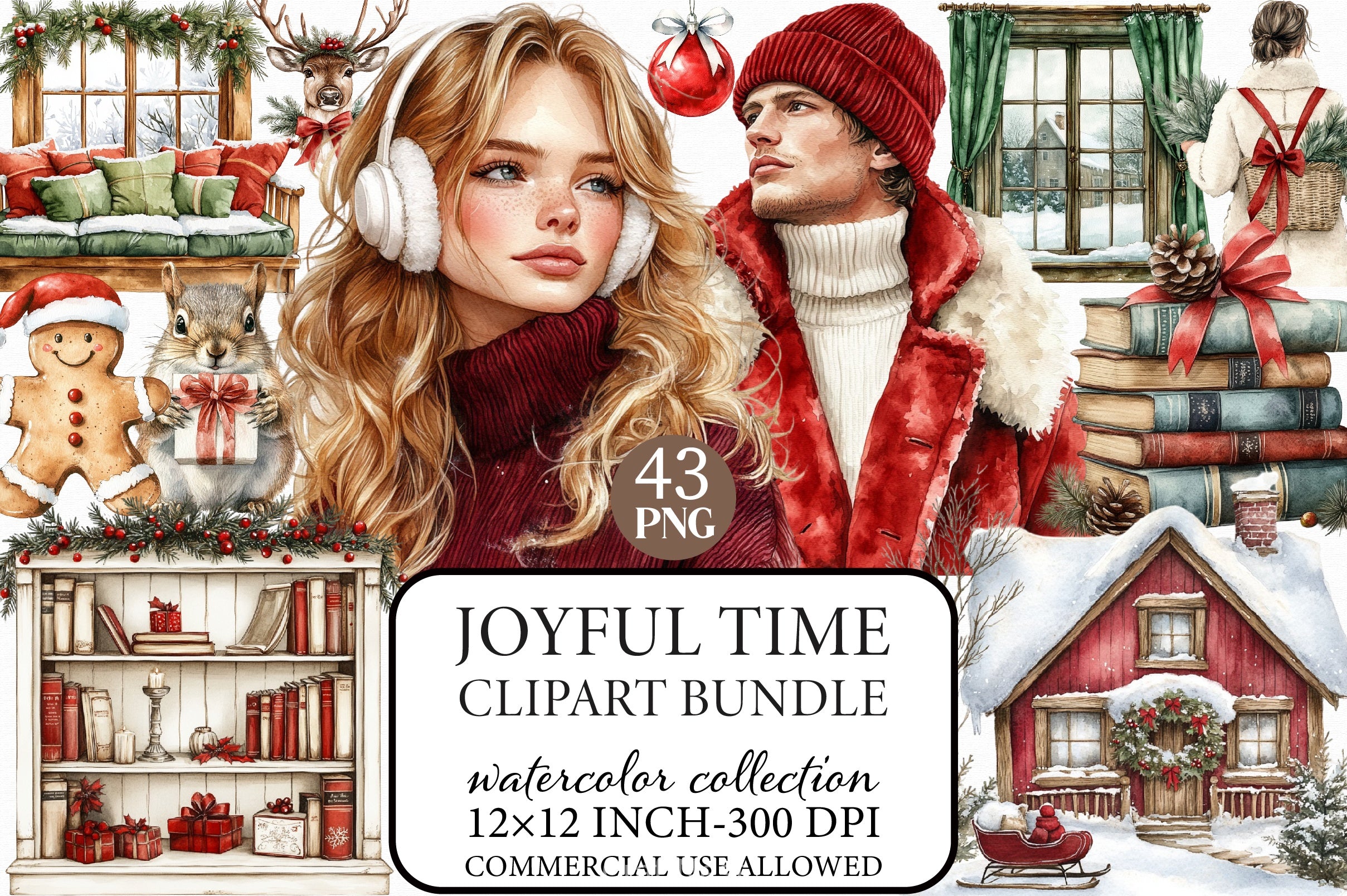 Joyful Time Clipart Bundle - CraftNest - Digital Crafting and Art