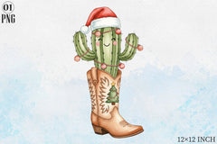 Cowboy Boots Christmas Clipart Bundle - CraftNest - Digital Crafting and Art