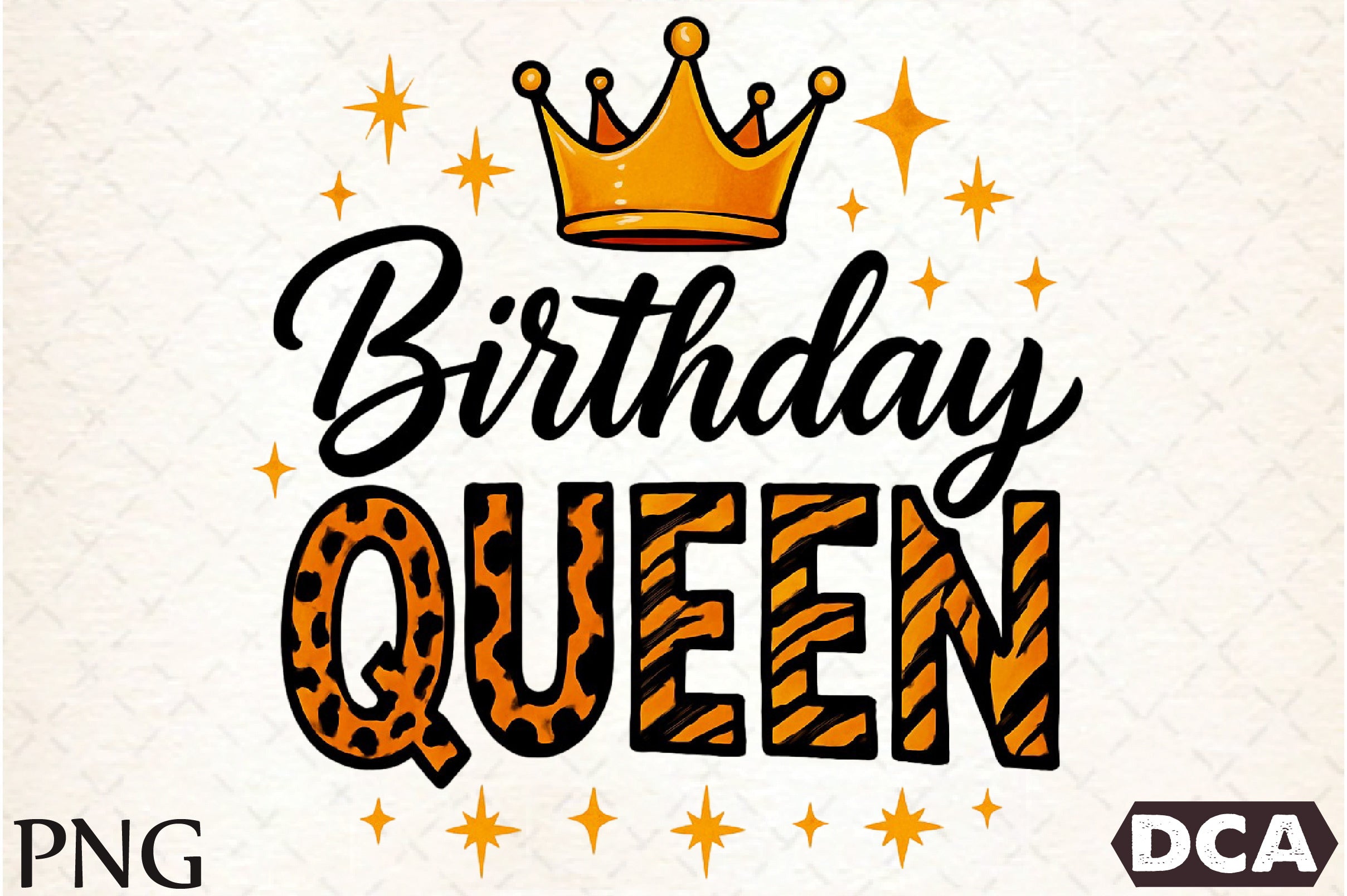 Birthday Queen Girl Clipart Bundle