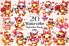 Valentine Duck Clipart Bundle