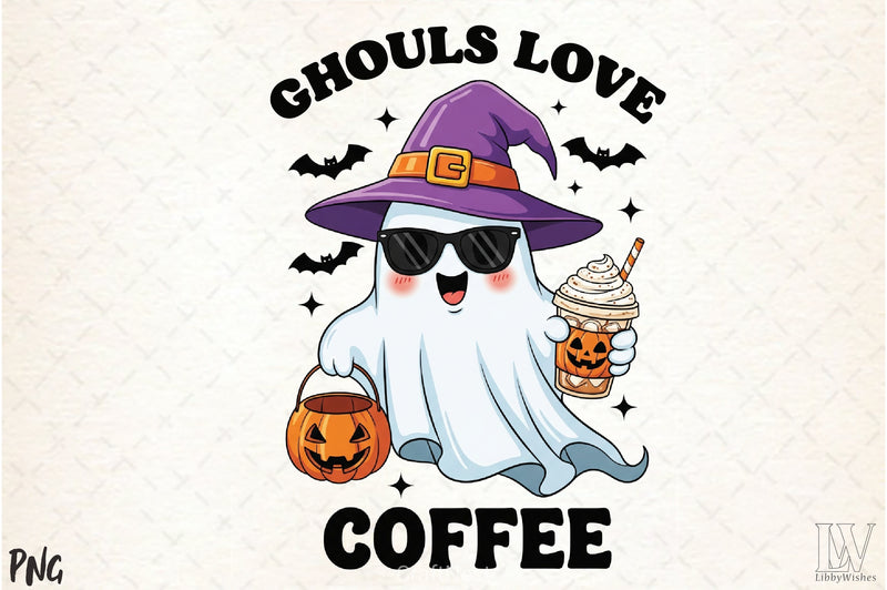 Ghouls Coffee Clipart Bundle - CraftNest - Digital Crafting and Art