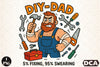 DIY Dad Funny Father's Day Clipart Bundle