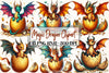 Magic Dragon Clipart Bundle