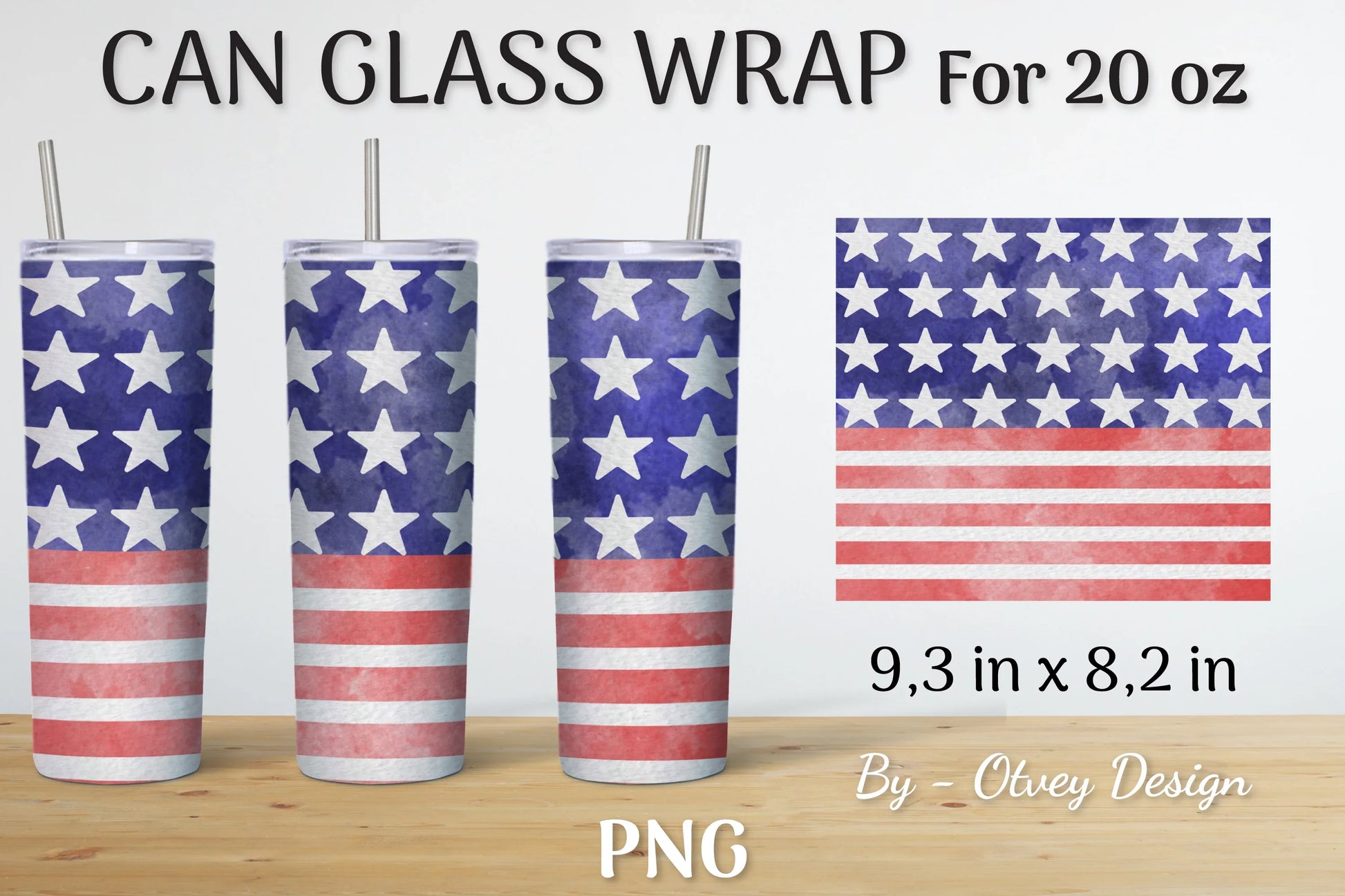Patriotic 20 oz Tumbler Wraps SVG Bundle - CraftNest - Digital Crafting and Art